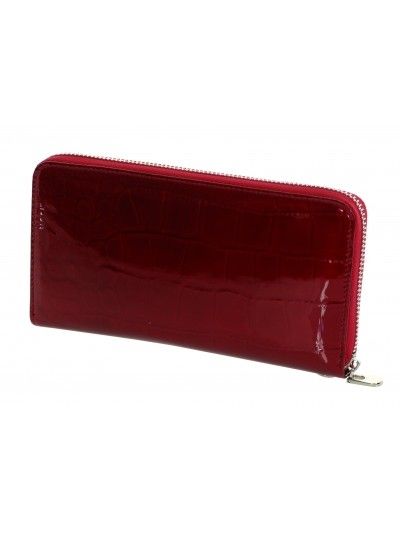 Skórzany portfel damski GREGORIO BC119 czerwony